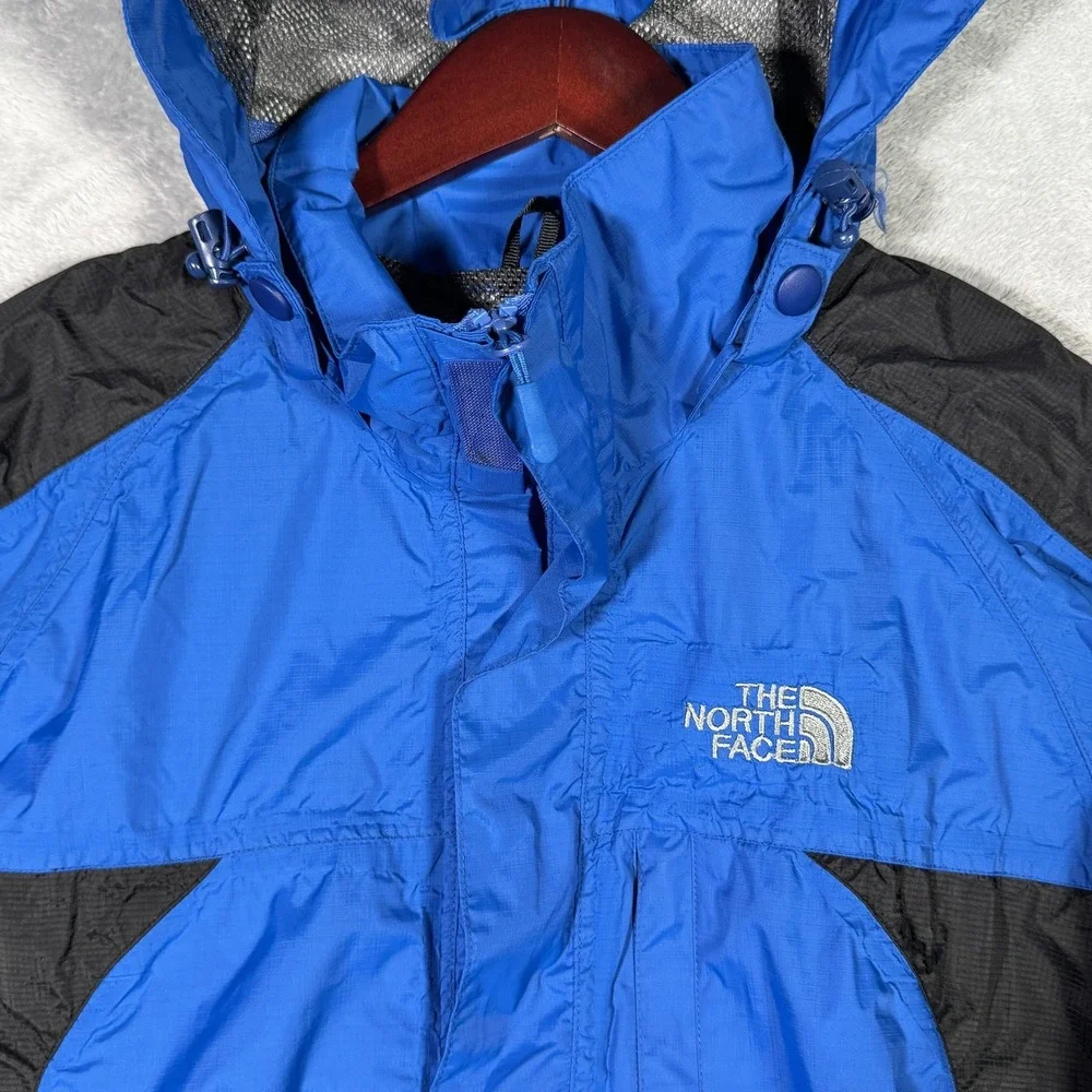 The North Face Jacket Mens XL Blue Summit Series Gore-Tex‎ Hooded Rain Shell